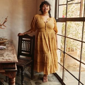 Doen Rolande Dress Wheat